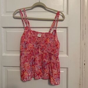 No Boundaries Pink and Orange Camisole